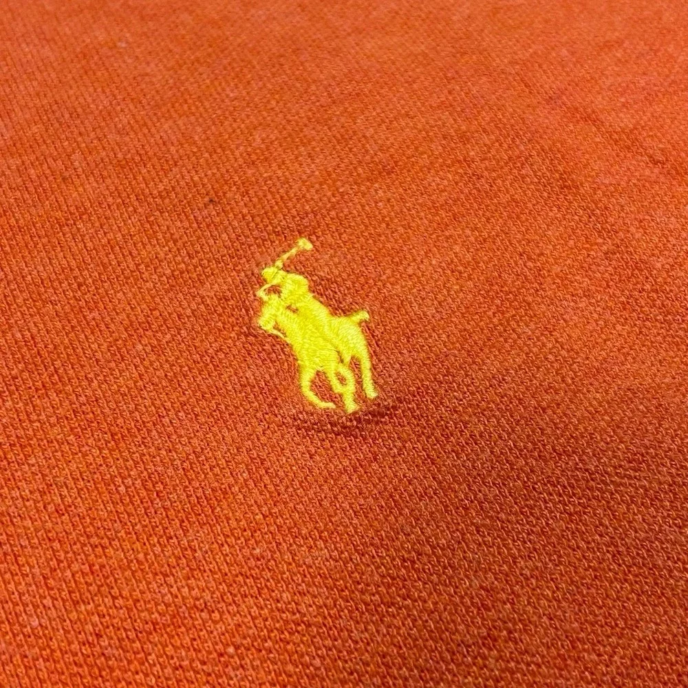 Ralph Lauren Polo Shirt Men's Sz 4XB Orange Pony Logo Casual‎ Rugby Preppy